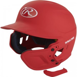 Protection joue pour casque de Baseball Rawlings Rouge