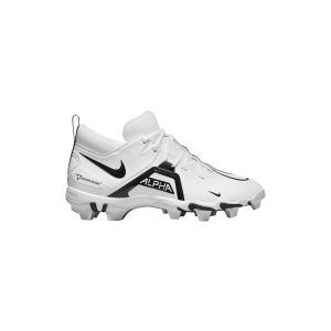 Crampons de Football Americain moulés Nike Alpha Menace Shark 3 Mid Blanc