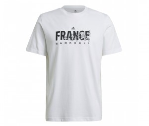 T-shirt France Handball FFHB Graphic Blanc