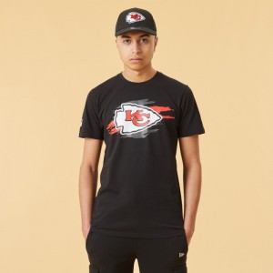 T-Shirt NFL Kensas City Chiefs New Era Noir Pour Homme