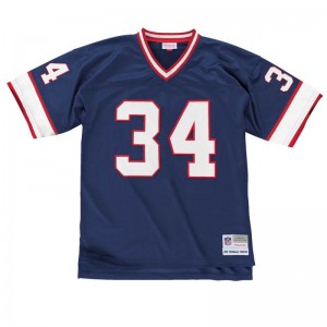 Maillot NFL Thurman Thomas Buffalo Bills 1990 Mitchell & Ness Legacy Retro Bleu pour Homme