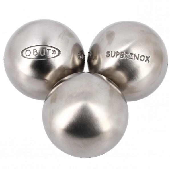 Boule OBUT SUPERINOX strie 0 - Loisir Pétanque