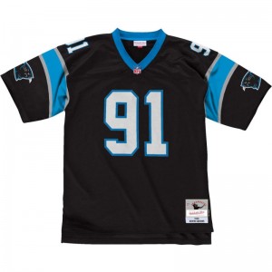 Maillot NFL Kevin Greene Carolina Panthers 1996 Mitchell & Ness Legacy Retro Noir pour Homme