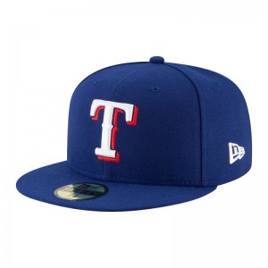 Casquette MLB Texas Rangers New Era authentic performance 59fifty Bleu