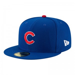 Casquette MLB Chicago Cubs New Era Game Team Structured 59fifty bleu