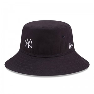 Bob New Era Essential New York Yankees Bucket Bleu Marine