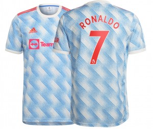Maillot Reconditionné Authentique Manchester United Extérieur Ronaldo 2021/2022