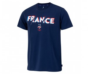 T-shirt France Fan Bleu