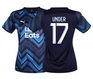 Maillot Reconditionné OM Extérieur Under 2021/2022 Femme