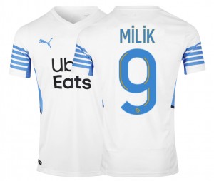 Maillot Reconditionné OM Domicile Milik 2021/2022