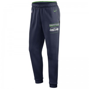 Pantalon NFL Seattle Seahawks Nike Therma Bleu marine pour homme