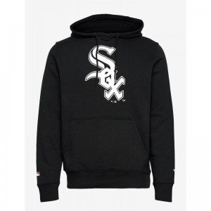 Sweat à capuche MLB Chicago White Sox Fanatics Mid Essentials Crest Noir