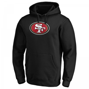 Sweat à capuche NFL San Francisco 49ers Fanatics Mid Essentials Crest Noir