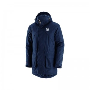 Blouson MLB New York Yankees Fanatics Jacket Parka Bleu marine
