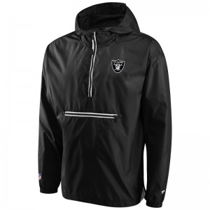 Coupe vent NFL Las Vegas Raiders Fanatics Lightweight Noir pour Homme