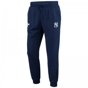 Pantalon MLB New York Yankees Fanatics Mid Essentials Bleu marine pour homme