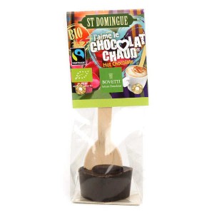Bâtonnet pour boisson chocolatée - Chocolat noir St Domingue Bio - Bâtonnet 35g