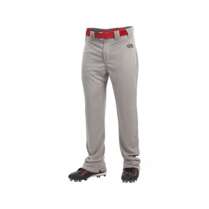 Pantalon De Baseball Rawlings Long Gris Pour Enfant