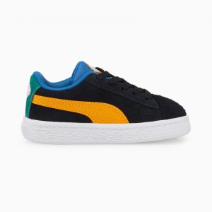 Chaussure puma suede Garfield noir pour bébé