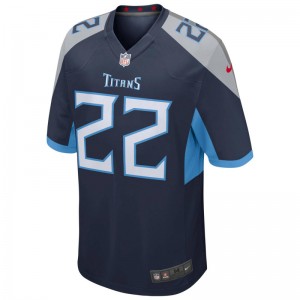 Maillot NFL Derrick Henry Tennessee Titans Nike Game Team colour Bleu