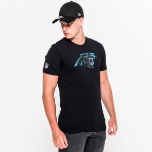 T-Shirt NFL Carolina Panthers New Era Team Logo Noir Pour Homme