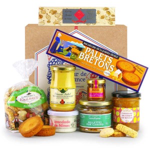 Coffret Tour de France des Saveurs - Comprend 8 produits du terroir - Cadeau gastronomique régional - Le coffret cadeau gourmand