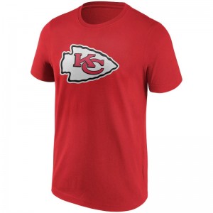 T-shirt NFL Kensas City Chiefs Fanatics Prima Logo Rouge pour homme