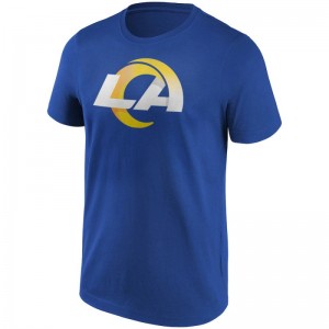 T-shirt NFL Los Angeles Rams Fanatics Prima Logo Bleu pour homme