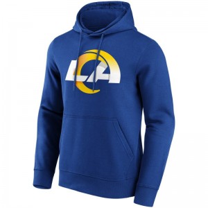 Sweat à capuche NFL Los Angeles Rams Fanatics Prima Logo Bleu