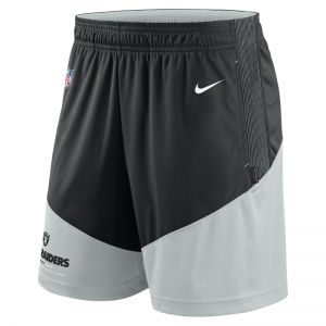 Short NFL Las Vegas Raiders Nike Dri Fit Knit Noir pour homme