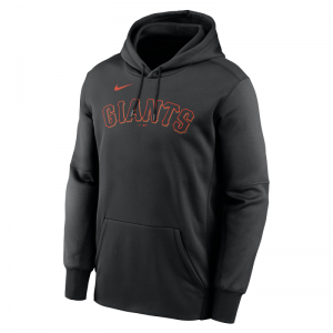 Sweat à capuche MLB San Francisco Giants Nike Wordmark Therma Noir pour homme