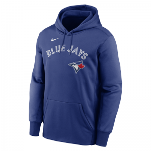 Sweat à capuche MLB Toronto Blue Jays Wordmark Therma Bleu pour homme
