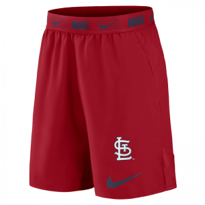 Short MLB St. Louis Cardinals Nike Primetime Logo Woven Rouge