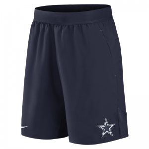 Short NFL Dallas Cowboys Nike Stretch Woven Bleu marine pour homme