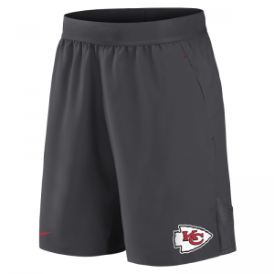 Short NFL Kensas City Chiefs Nike Stretch Woven Gris pour homme