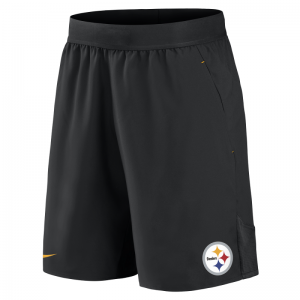 Short NFL Pittsburgh Steelers Nike Stretch Woven Noir pour homme