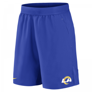 Short NFL Los Angeles Rams Nike Stretch Woven Bleu pour homme