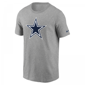 T-shirt NFL Dallas Cowboys Nike Team logo Gris pour homme