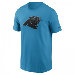 T-shirt NFL Carolina Panthers Nike Logo Essential Bleu pour homme