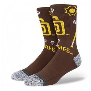 Chaussettes MLB San Diego Padres Stance Landmark marron