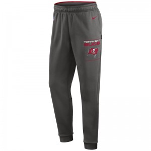 Pantalon NFL Tampa Bay Buccaneers Nike Therma Fleece Noir pour homme