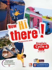 New Hi There ! Anglais Cycle 4 2017 Manuel élève