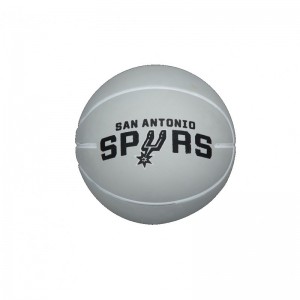 Mini Balle Rebondissante Wilson NBA San Antonio Spurs Gris