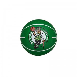 Mini Balle Rebondissante Wilson NBA Boston Celtics Vert