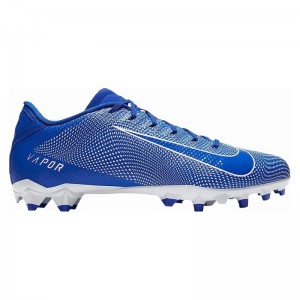 Crampons de Football Americain moulés Nike Vapor Edge Team Bleu