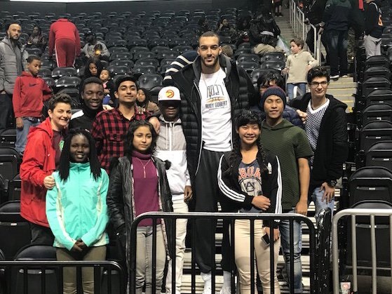 Rudy Gobert supports the kids - Rudy's Kids Foundation